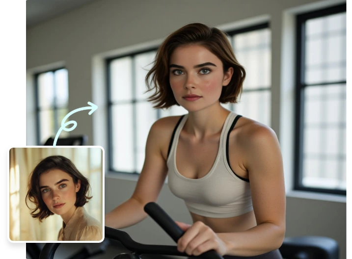 Realistic Gym & Outdoor Fitness Scenes