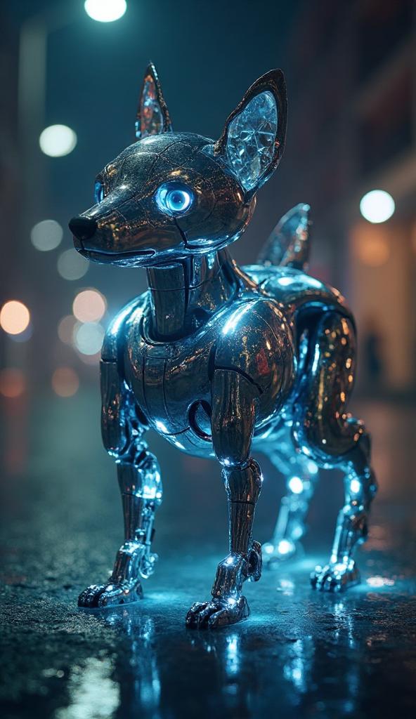 Glass Robot Dog