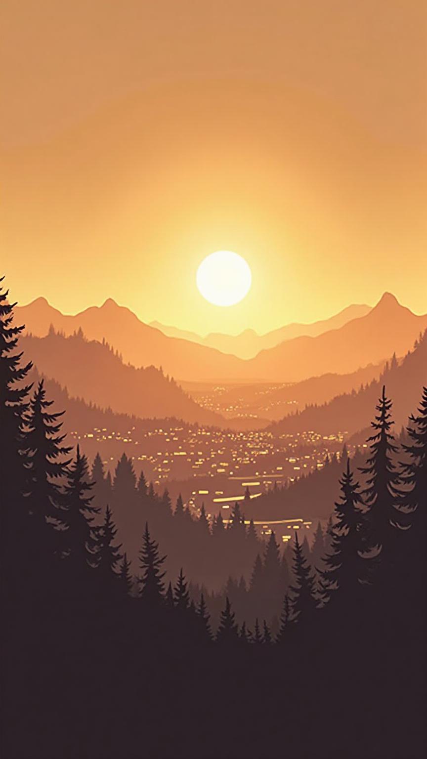 Sunrise Illustration