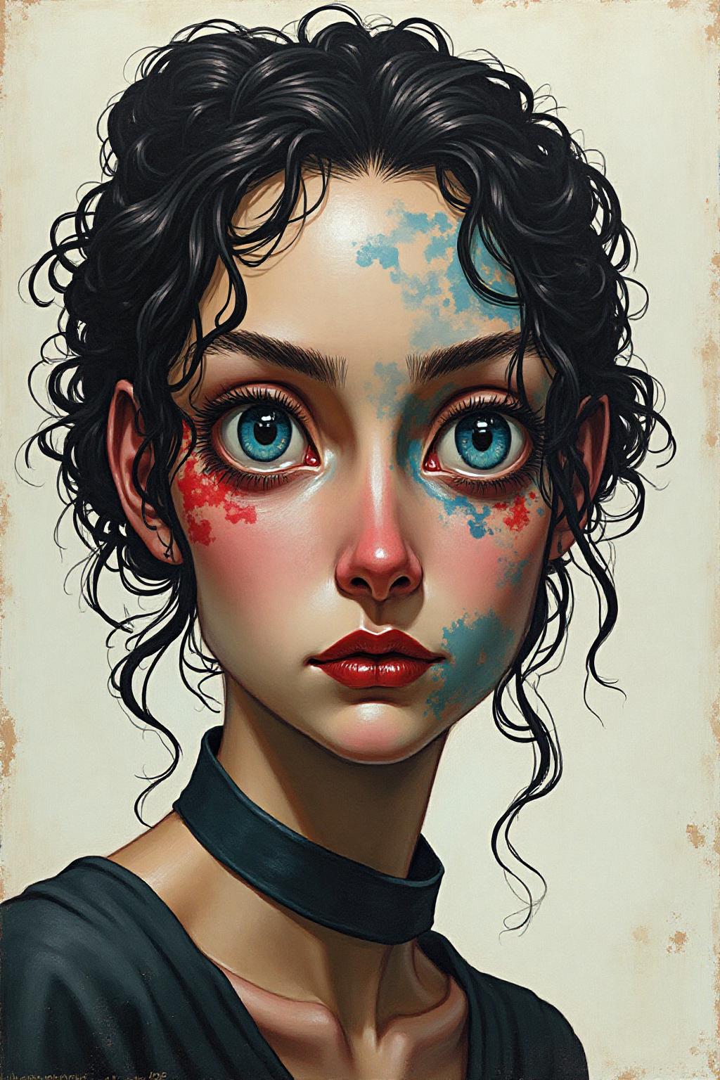 Abstract Woman Portrait