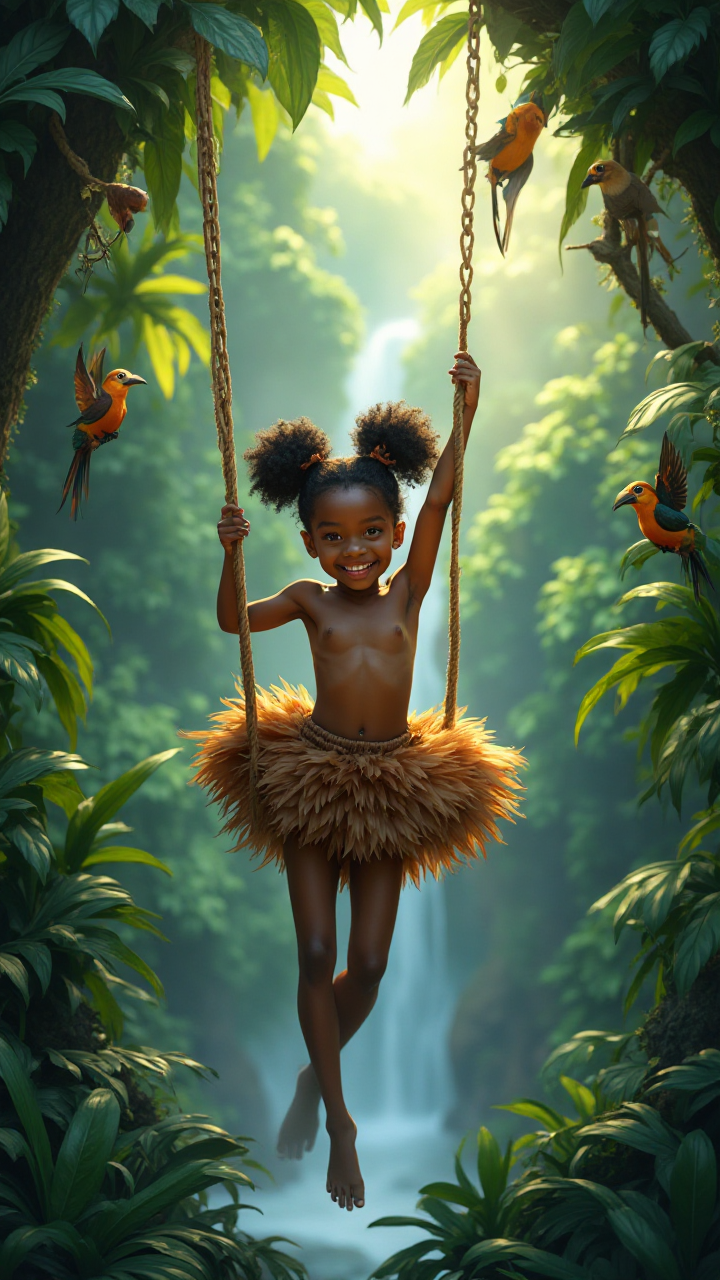 Jungle Swing Adventure Girl
