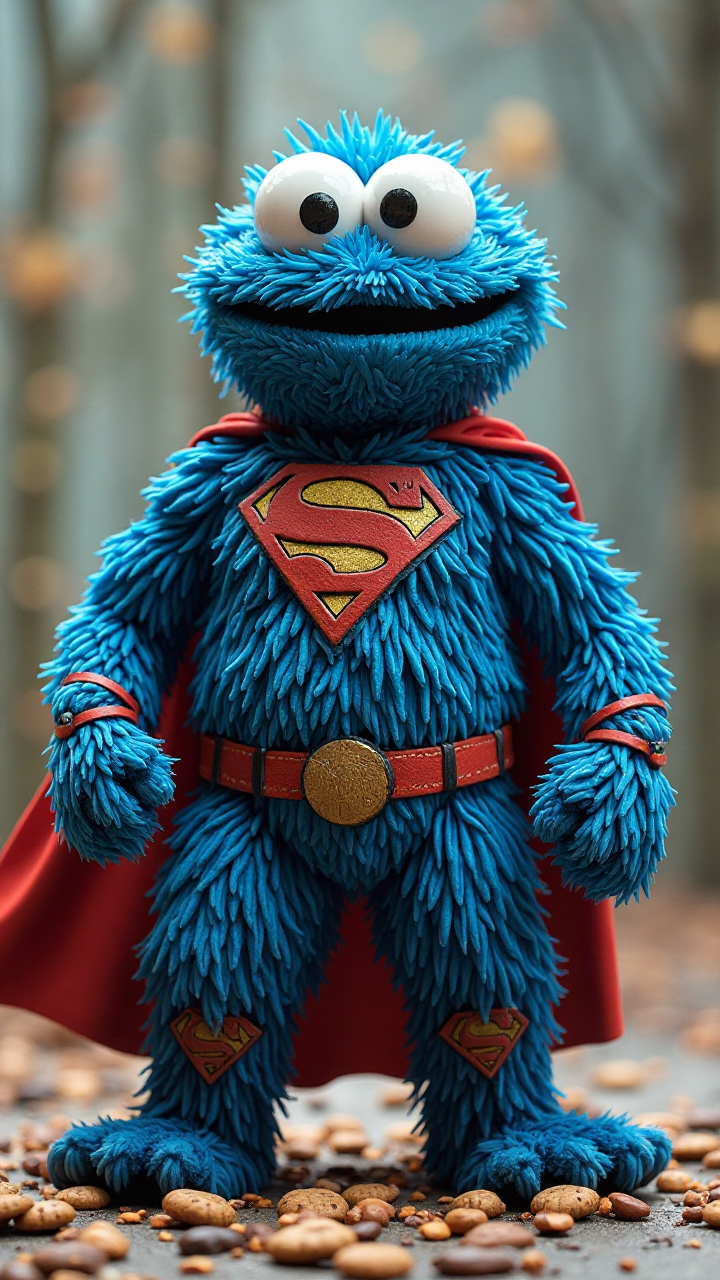 Cookie Monster Superhero