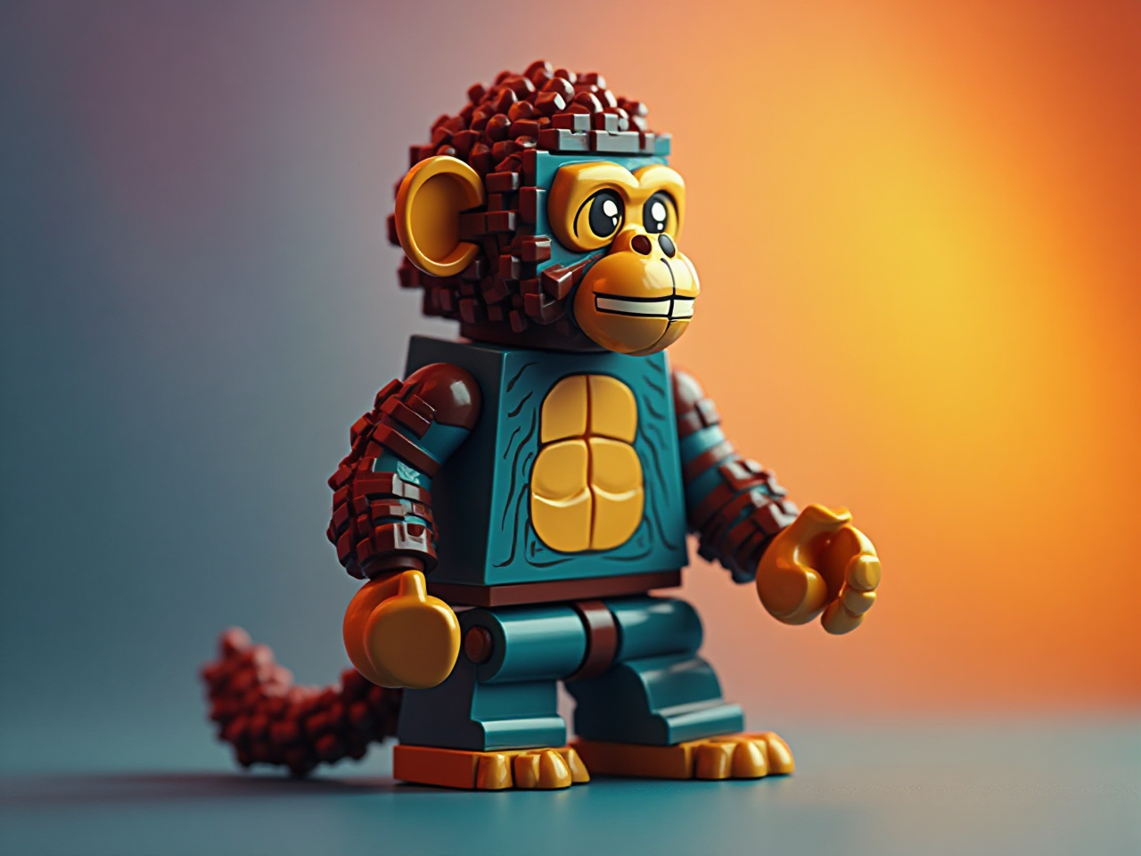 Monkey Lego Gradient