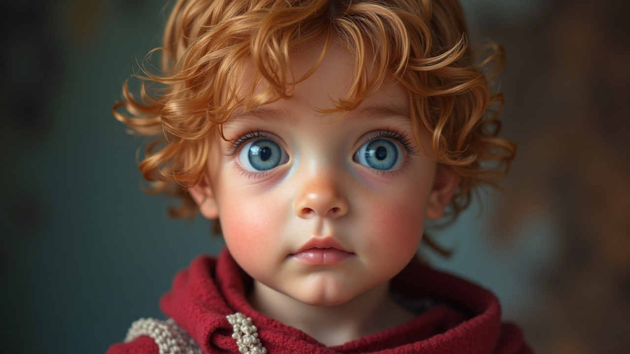 Blue-Eyed Boy Christmas Outfit