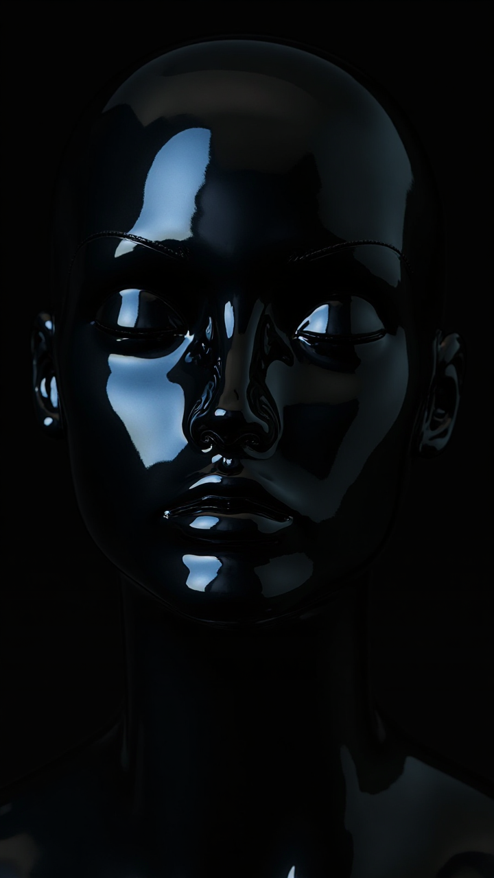 Black Glossy Mannequin