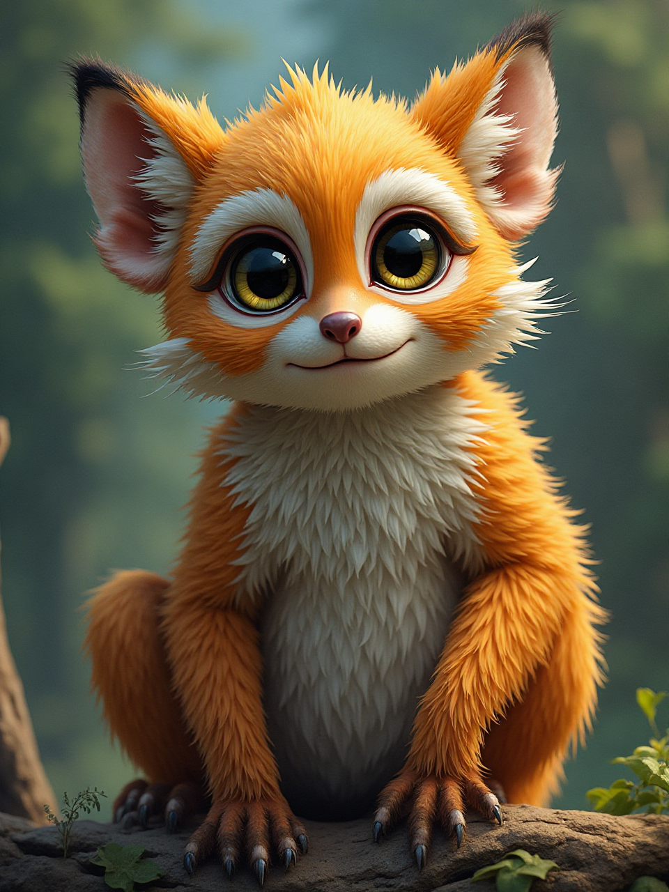 Bird Eyes Monkey Fox