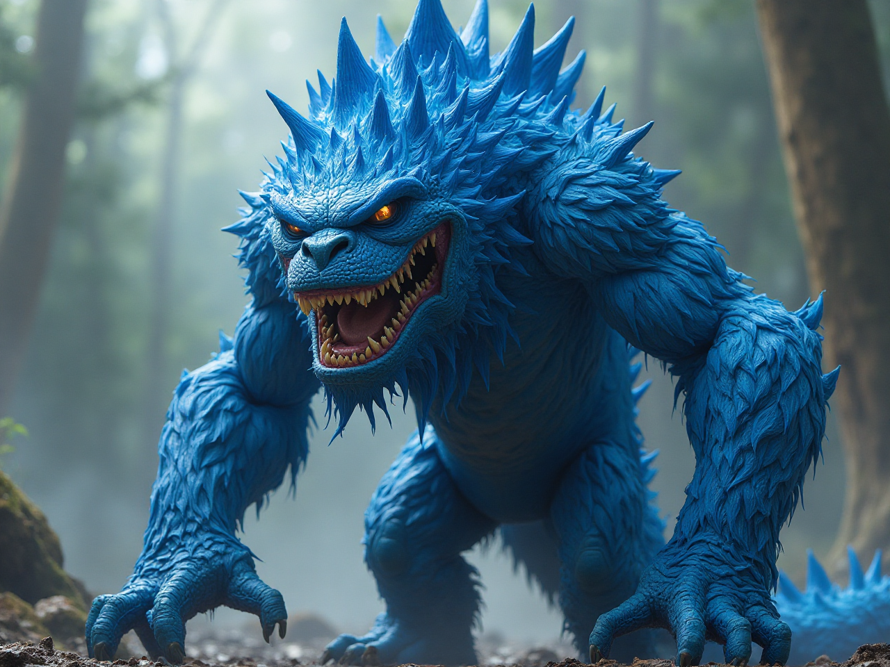 Blue Monster Design