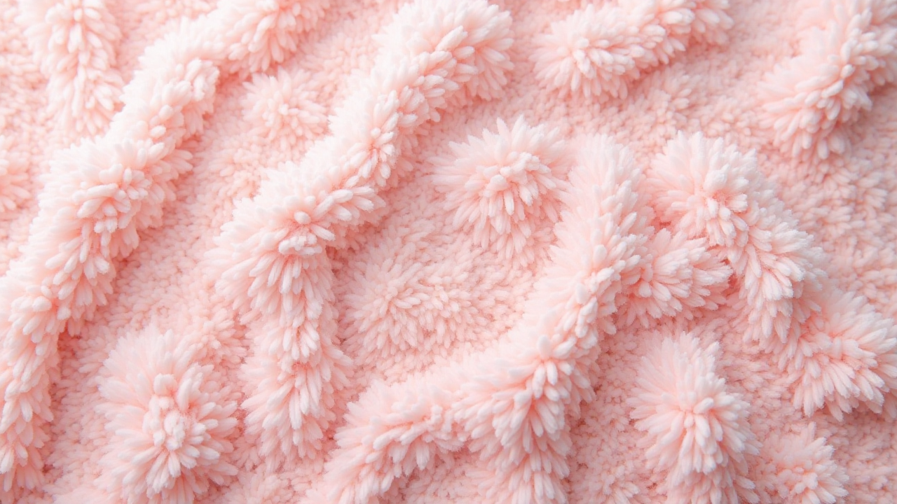 Sherpa Floral Pink Fabric