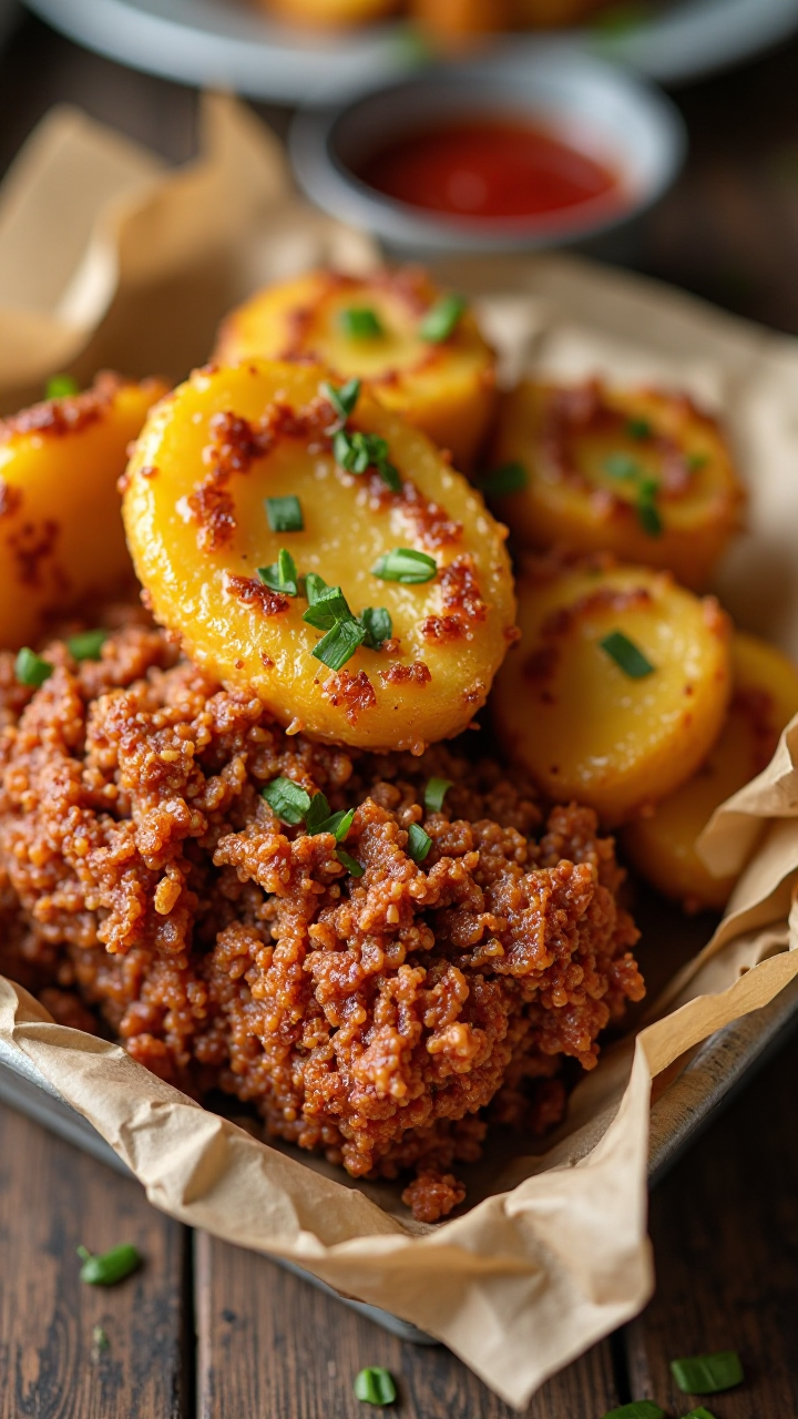 Cuban Plantains Beef