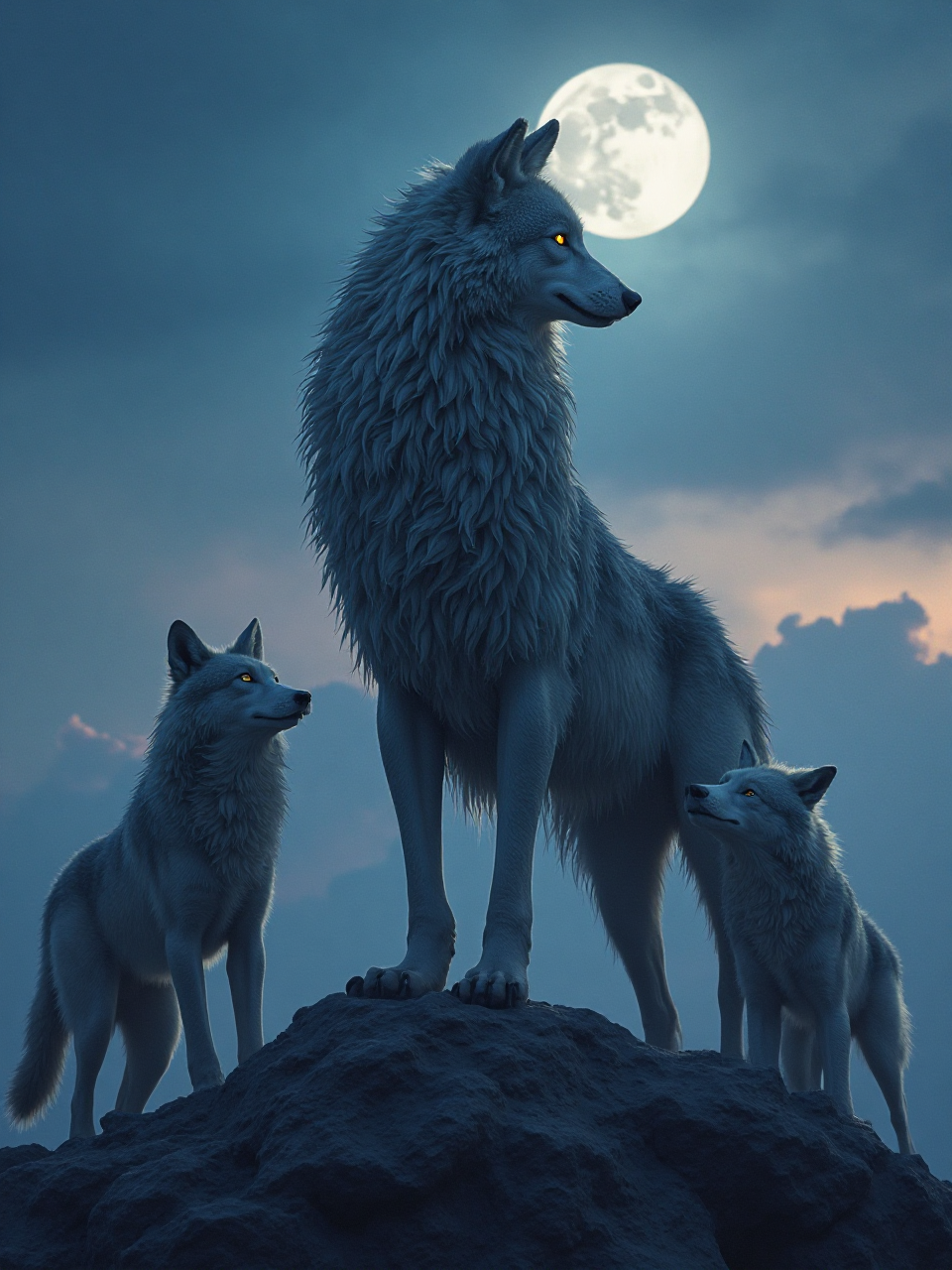 Alpha Wolf Leader