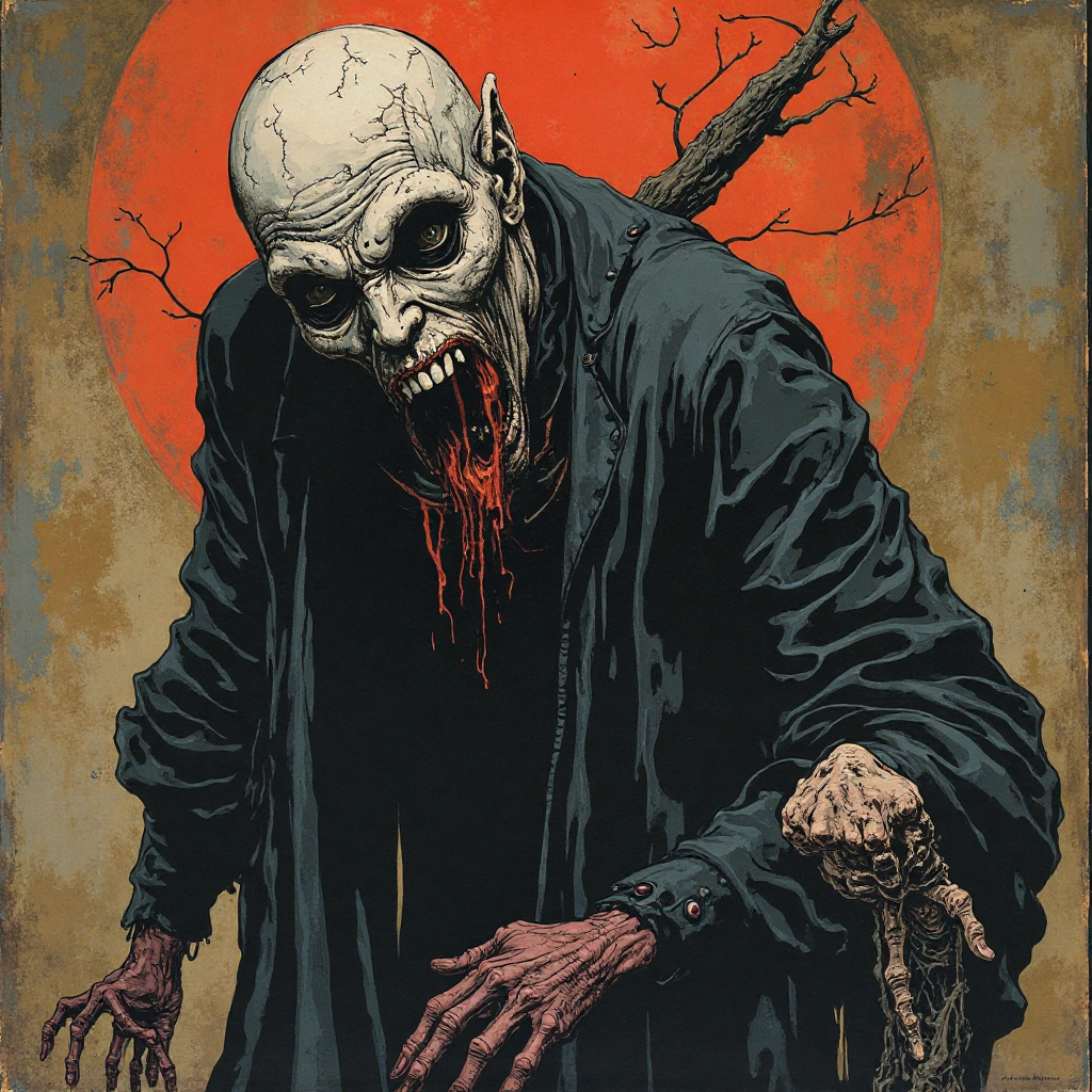 Nosferatu Moebius Vampire Art