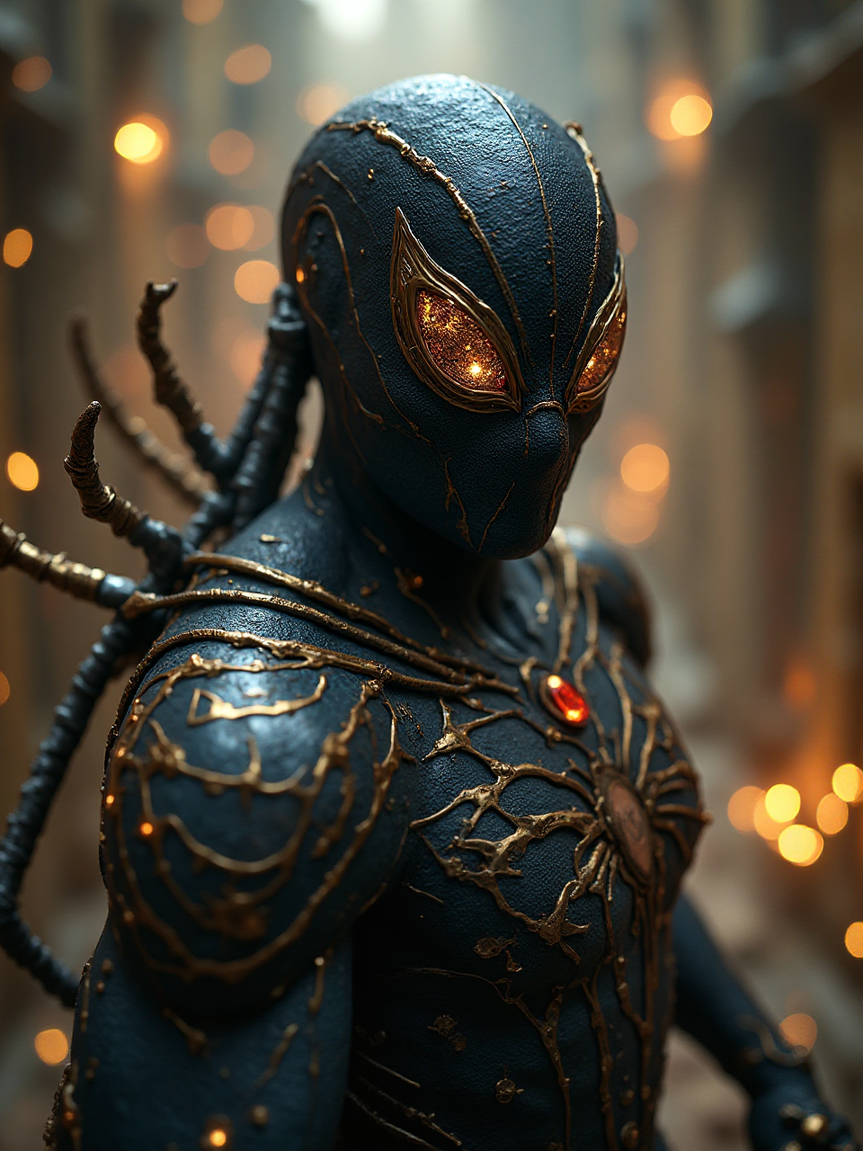 Dark Gothic Cyber Spider-Man
