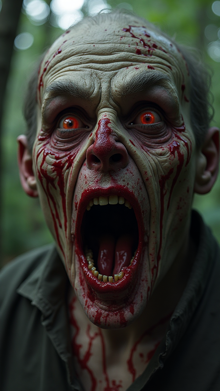 Horror Monster Detailed Hyper-Realistic