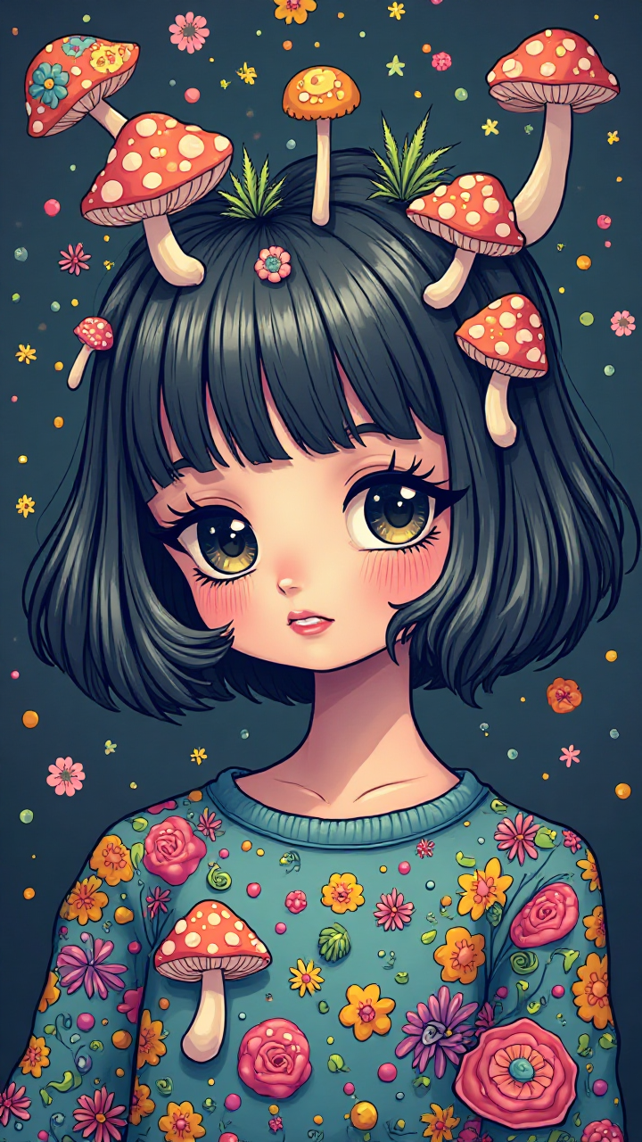 Kawaii Psychedelic Art