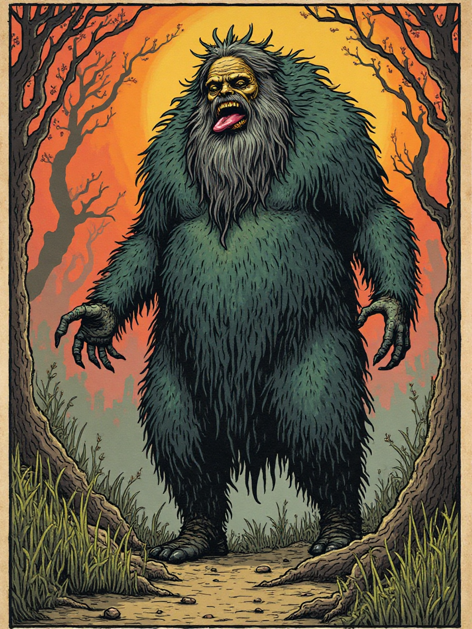 Folk Horror Monster Card